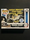AUTO WITH ATTACK QUOTE: Obanai Iguro Funko Pop! + Photo Insert - Demon Slayer