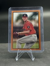 2019 Bowman Heritage Forrest Whitley Chrome Prospects Orange Refractor #3/25