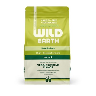 Wild Earth Performance Formula Dog Food Veggie Supreme Flavor (4 lb)