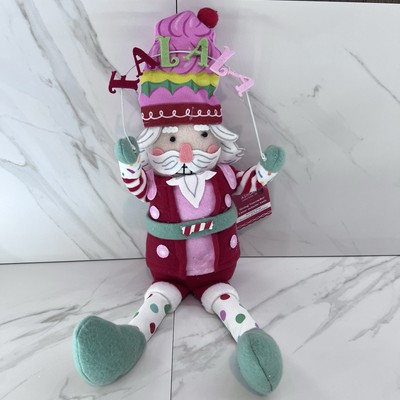 NWT 16'' Fa La La Sitting Tabletop Nutcracker by Ashland