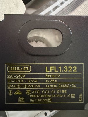 Landis & Gyr LFL1.322 Feuerungsautomat Brennersteuerung Gasbrenner