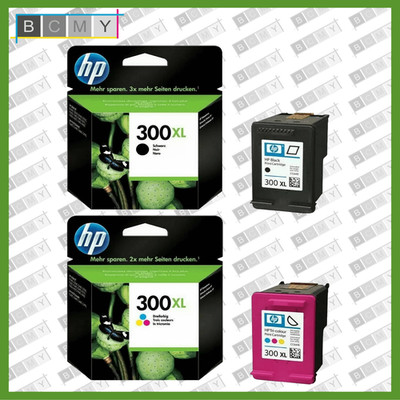 Original HP 300XL Schwarz / Farbe Tinte - für HP Photosmart / ENVY Drucker