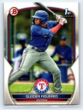 2023 Bowman Gleider Figuereo Prospects 1st #BP-59 Texas Rangers