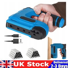 2000mAh Cordless Nail Gun Electric Heavy Duty Stapler Nailer With 2000 Nails