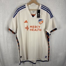 FC Cincinnati adidas 2024-2025 The Canvas Kit Authentic Jersey Off White 2XL NWT