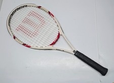 WILSON Federer 100 Tennis Racquet Racket 4 1/4 Grip Red White