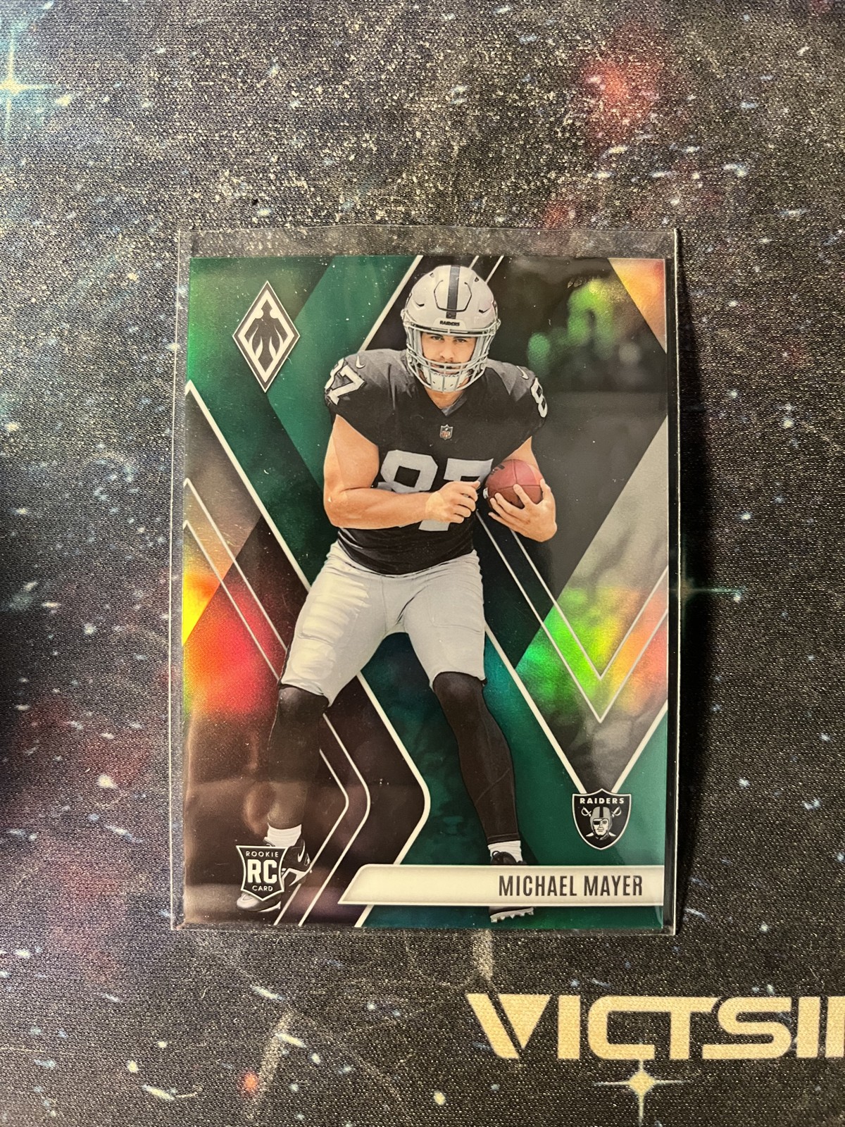 2023 Panini Phoenix - Rookies Michael Mayer #116 Green /25 (RC)