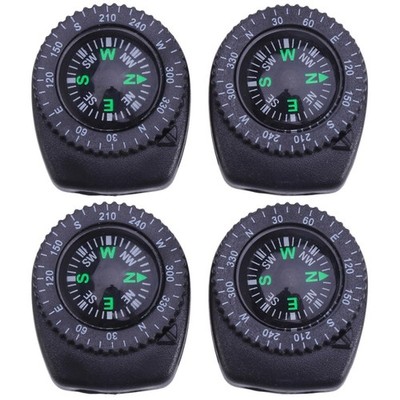 4 PCS Dial Navigationskompass Wanderkompass Wrist - Am Handgelenk