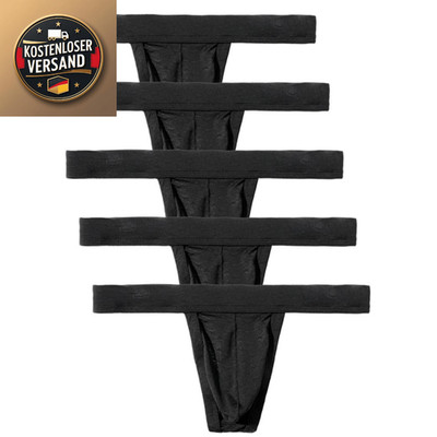 Sommer String Thongs Pack S M L XL XXL 75 Nylon 25 Elastan