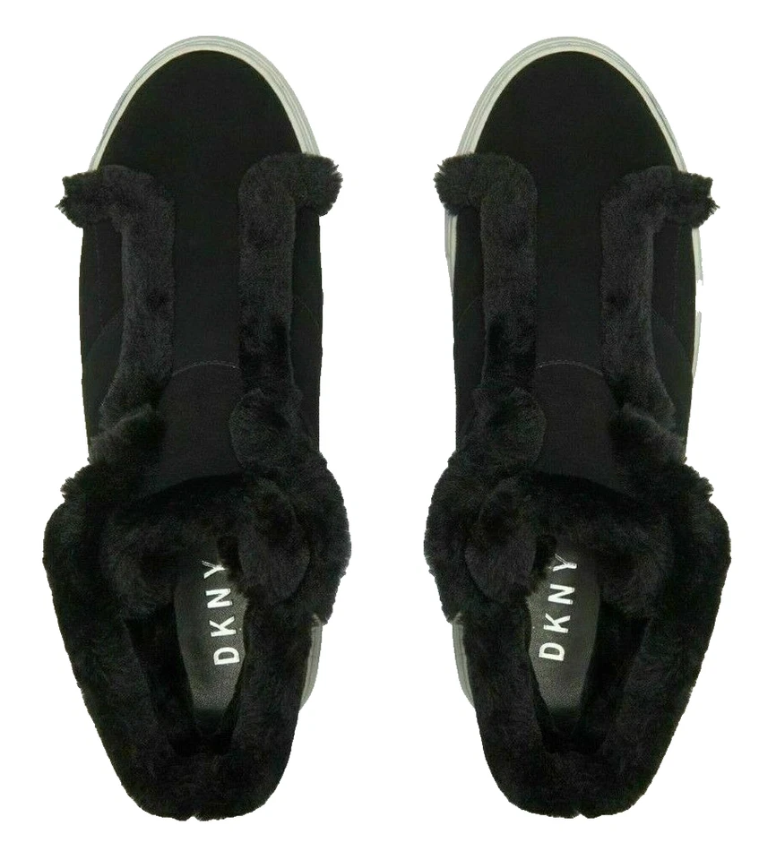 DKNY DONNA KARAN MASON FUR FELL SHEARLING SHOES BOOTS STIEFEL SCHUHE SNEAKERS 40
