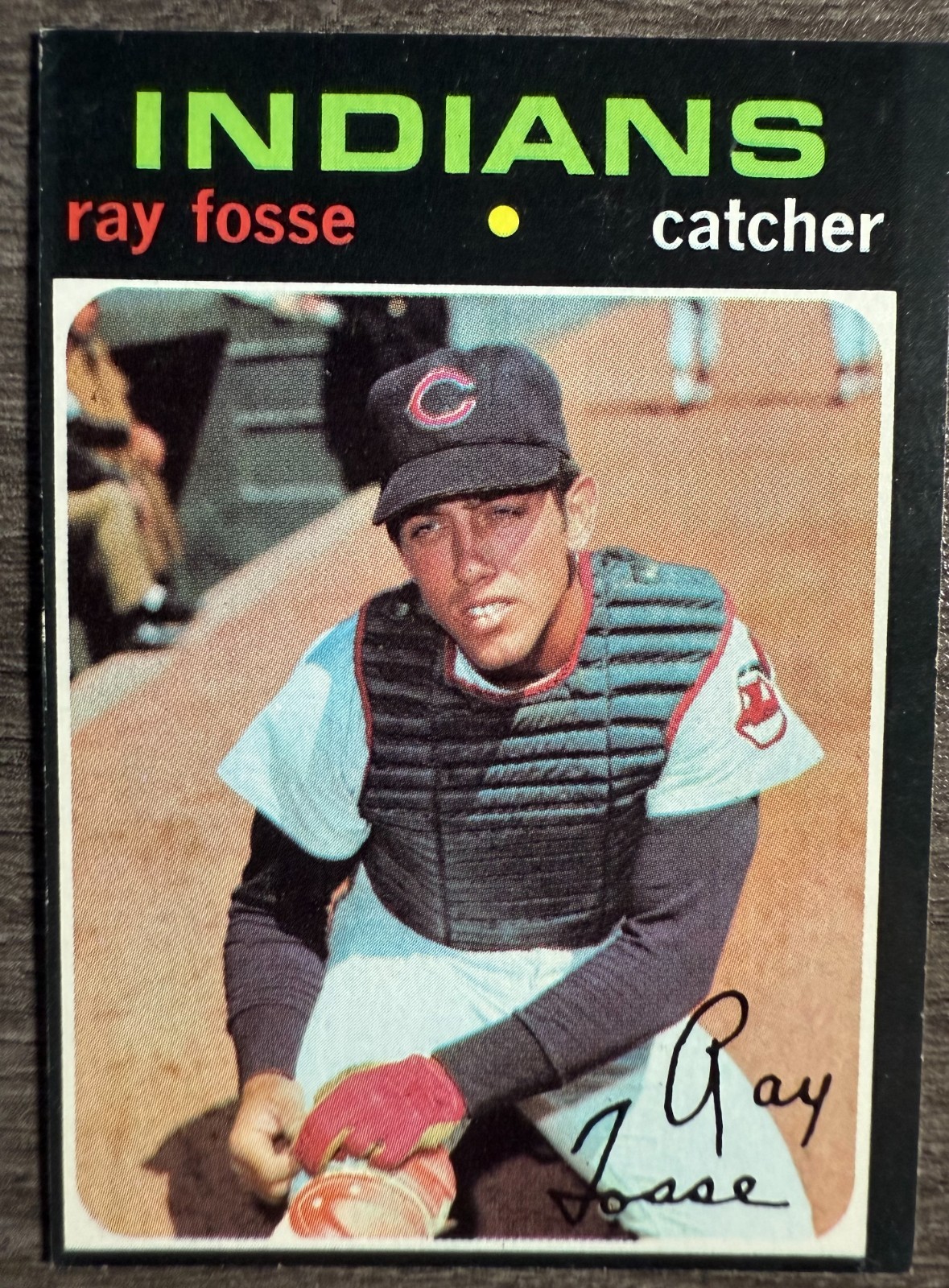 1971 TOPPS #125 RAY FOSSE (CLEVELAND INDIANS) BASEBALL CARD