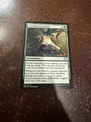 Crawling Infestation #193 Innistrad: Crimson Vow NM