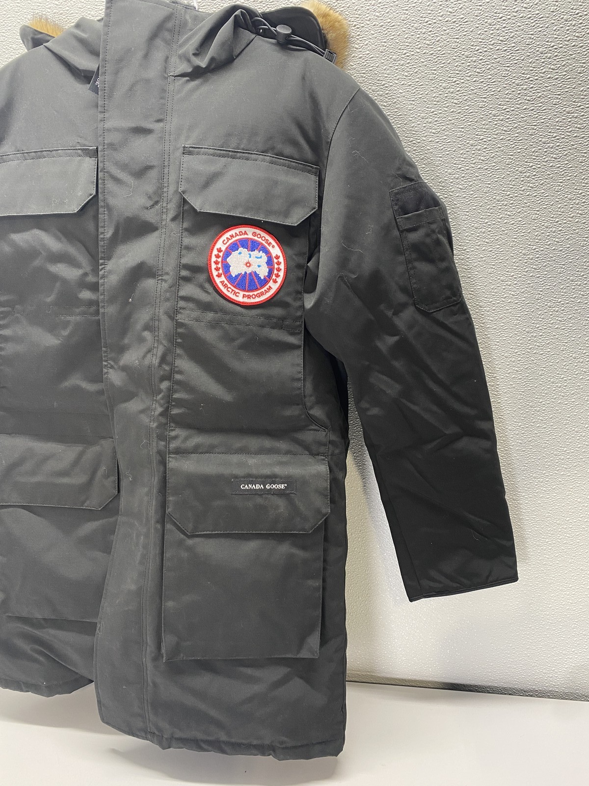 Canada Goose Mens Citadel Mid Length Down Insulated Coat Size S Black thumbnail 3