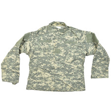 US Army ACU Digital Camo Military Combat Uniform Jacket Medium Short Ripstop