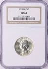 1938 S Washington Quarter NGC MS63 White