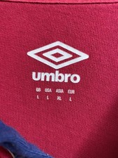 England Rugby Away Shirt 2021/2022 - Umbro Medium Classic Jersey Long Sleeve Top