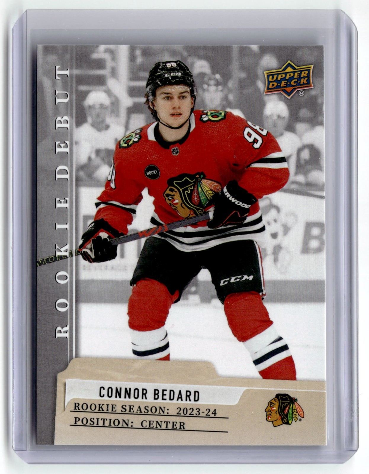 2023-24 Upper Deck UD Rookie Debut - Connor Bedard #1 (RC)