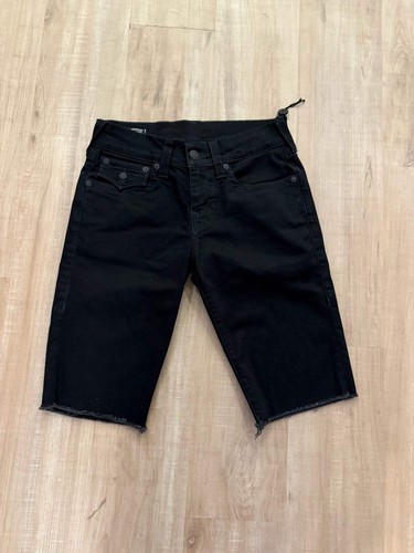 True Religion Ricky Relaxed Straight Denim Jorts Size 28