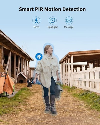 Oculview 4G LTE Überwachungskamera kein WLAN benötigt Solar 2K HD RBX-S60 - WEISS - Bild 2 von 4