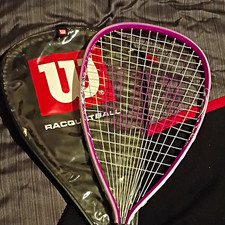 Wilson Racquetball Racquet Model Purple Frame with Wilson Racquetball Cover