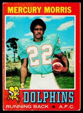 Mercury Morris, 1971 Topps, #91, Miami Dolphins, RC