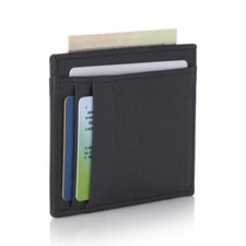 Alpine Swiss Mens RFID Wallet | Slim Minimalist Front Pocket ID Card Case |