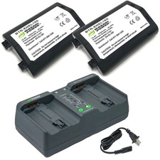 Wasabi Power Battery 2-Pack and Dual Charger for Nikon EN-EL18d, MH-33