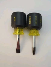 Klein Tools 85071 2-Piece Stubby Screwdriver Set
