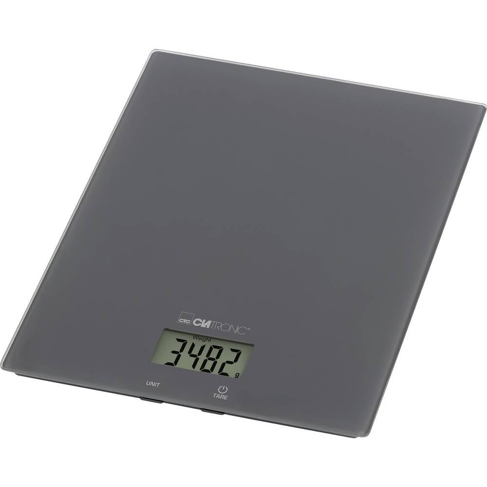 Balance Clatronic KW 3820 balance de cuisine grise au design épuré
