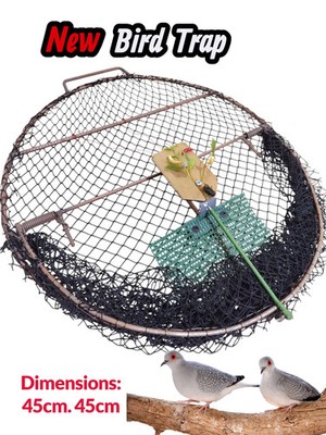 Oval Smart Bird Trap Net   Humane Catching Cage for Sparrows, Pigeons & parrot 