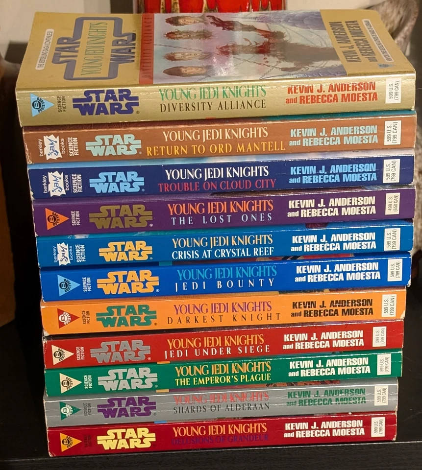 Star Wars Young Jedi Knights 11 Book Lot Anderson Moesta Legends Paperbacks EU - Image 1 of 1