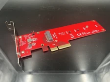 PEX4M2E1 STARTECH X4 M.2 PCIE SSD ADAPTER NVME AHCI NGFF M-KEY LOW BRACKET