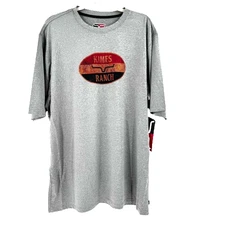 Kimes Ranch American Standard Tech Tee Shirt Men's XXL Gray Western Landman NEW