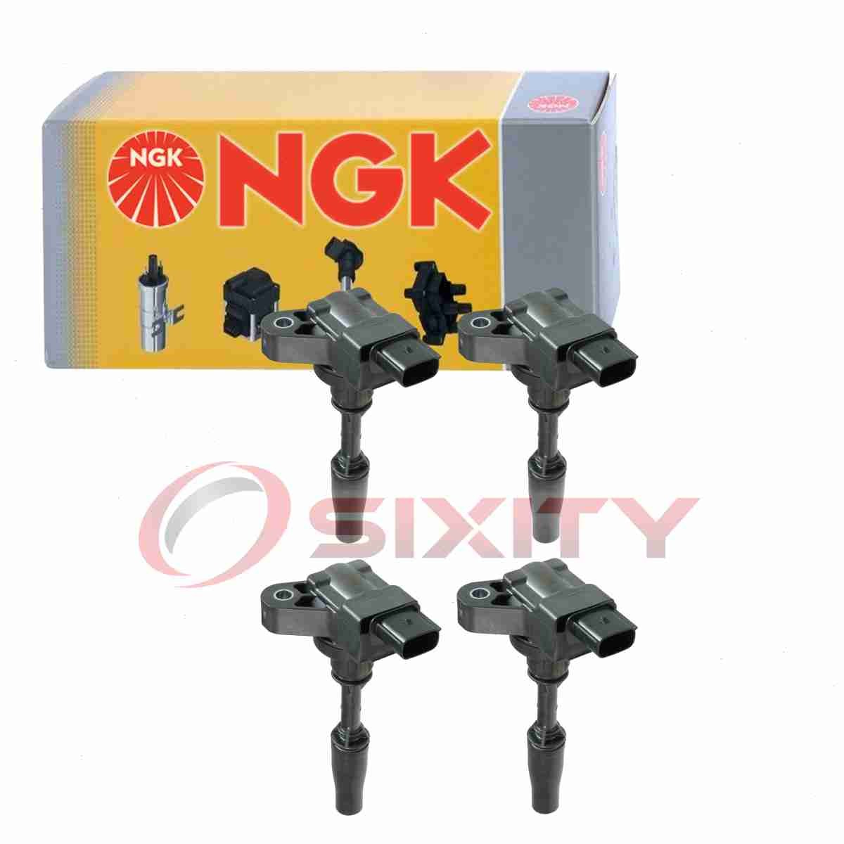 4 pc NGK Ignition Coils for 2016-2019 Buick Envision 2.0L 2.5L L4 Spark Plug xc
