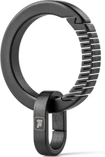 Tisur Keychain Titanium Carabiner Stylish Keychain Matte Surface Lost Preventio_