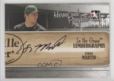 2011 ITG Heroes and Prospects Lumbergraphs /100 Ethan Martin #L-EM Auto 0af