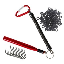 Wacky Rigging Tool for Bass Fishing – Includes Hooks for Neko Style Setup