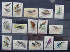 Norfolk Island 1970 - 1971 Birds set to $1 MNH