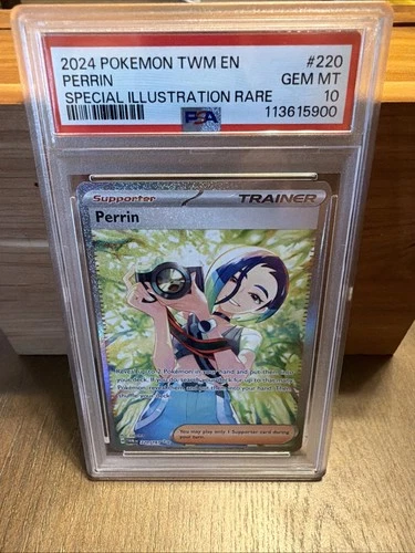 PSA-10 Perrin Special Illustration Rare 220/167 Pokemon Card Twilight Masquerade