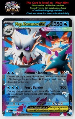 ME01: Mega Evolution #036/132 Mega Abomasnow ex