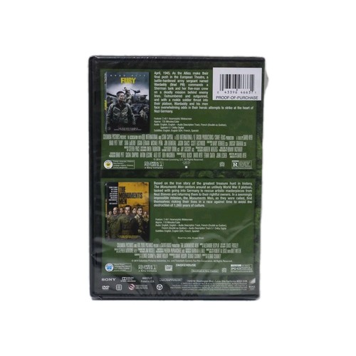 Fury / Monuments Men (DVD) NEW SEALED - Picture 5 of 5
