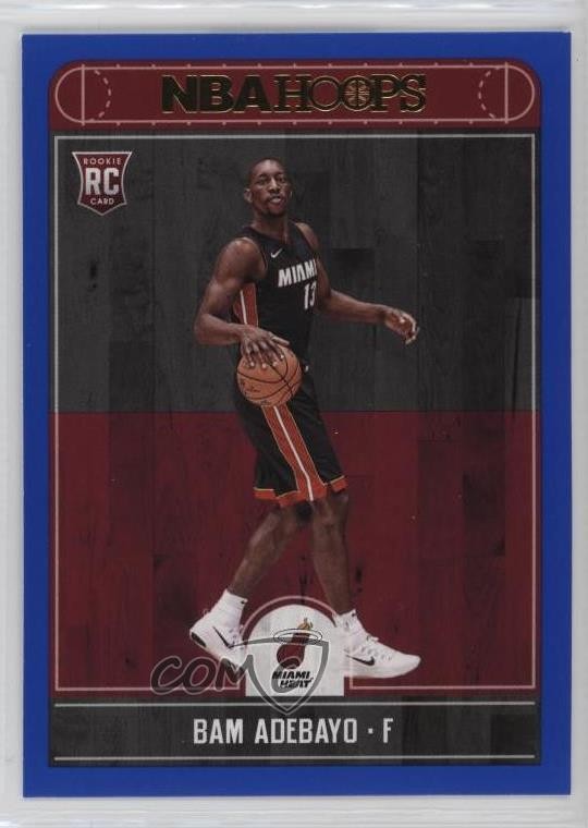 2017-18 Panini NBA Hoops Blue Bam Adebayo #264 4e0