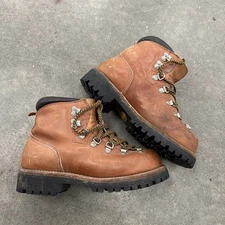 Vintage Red Wing Irish Setter Mens 5.5 C Leather Hiking Backpacking Trail Boots