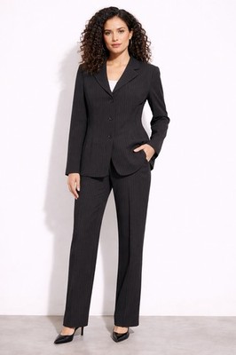 Casual Corner Annex Women s Dark Grey Pant Suit Size 6