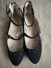 The Children  s Place Black Studded Mary Jane Flats Girls Size 3 New No Box