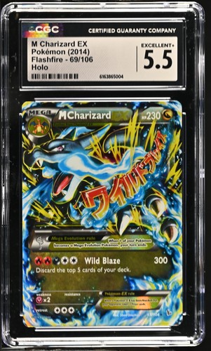 M Charizard-EX graded CGC 5.5 for sale on eBay