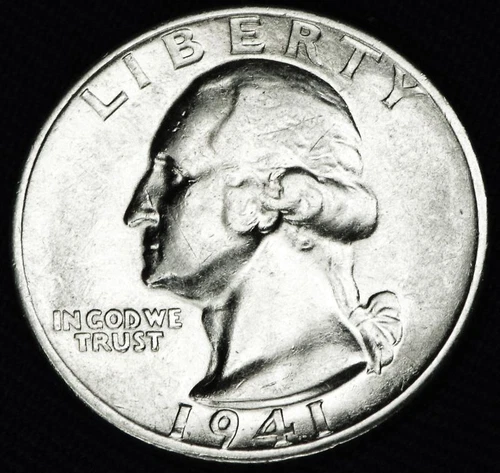 1941-S Washington Quarter — photo from the most recent tracked eBay sale