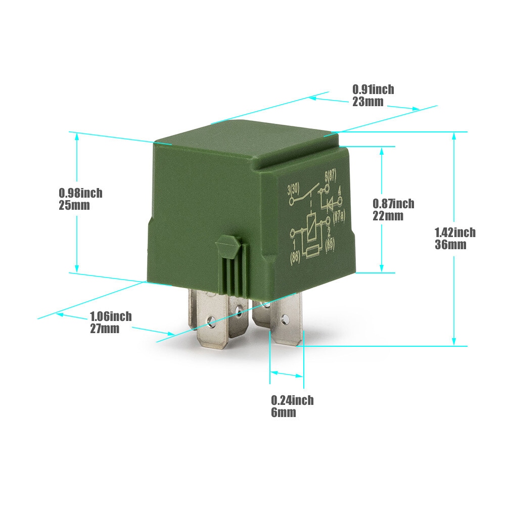 Genuine Mercedes-Benz Starter Relay - Fits W164 ML, W220 S-Class, W215 CL, W251 R-Class (002 542 76 19) 2 thumbnail image