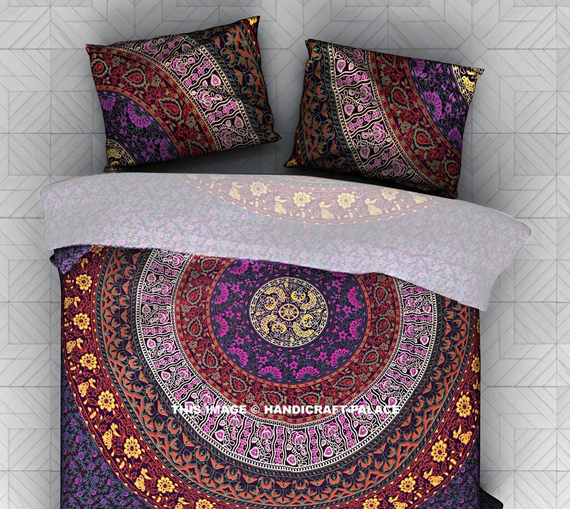 Indien Urban Mandala Cushion shams Throw Pillow Standard Size 18"28 inch pillow