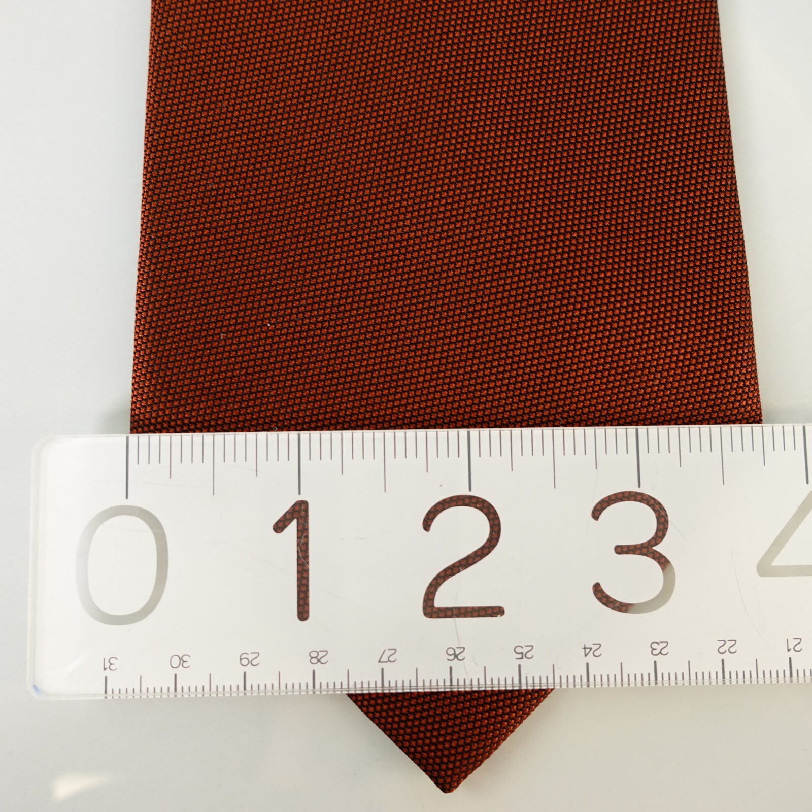 John Pearse Neck Tie Mens Brown Solid Basic Forma… - image 9